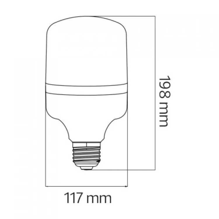 Світлодіодна лампа TORCH-40 40W E27 4200K ціна 282грн - фотографія 2