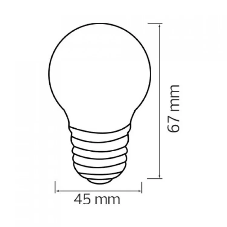 Светодиодная лампа RAINBOW 1W E27 цена 30грн - фотография 2