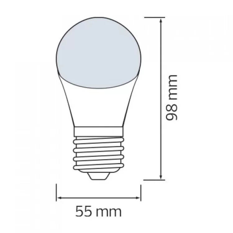 Світлодіодна лампа SPECTRA 3W E27 жовта ціна 61грн - фотографія 2