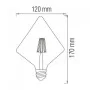 Світлодіодна лампа Filament RUSTIC PYRAMID-6 6W E27