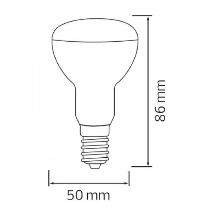 Світлодіодна лампа REFLED-6 6W E14 4200К R50 ціна 64грн - фотографія 2