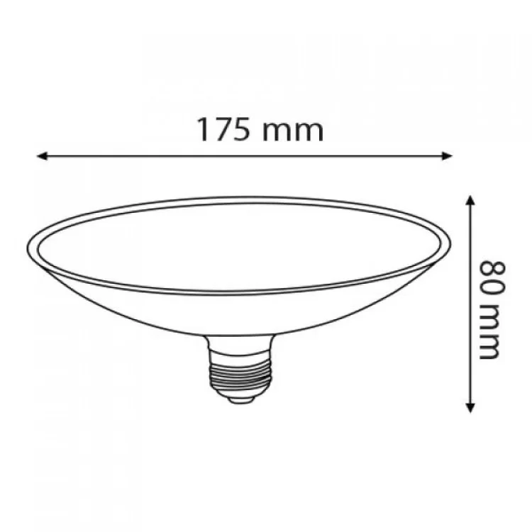 Світлодіодна лампа UFO-15 15W E27 4200K ціна 61грн - фотографія 2