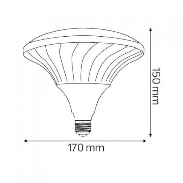 Светодиодная лампа UFO PRO-70 70W E27 6400K цена 732грн - фотография 2
