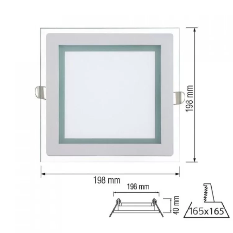 Светодиодный светильник MARIA-15 15W 6400К цена 462грн - фотография 2