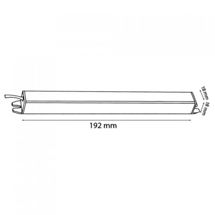 Слім драйвер для стрічки LED VIPA-12 ціна 106грн - фотографія 2