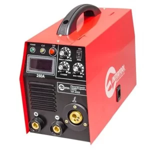 Напівавтомат зварювальний інверторного типу комбінований 7,1 кВт, 30-250 А, INTERTOOL DT-4325