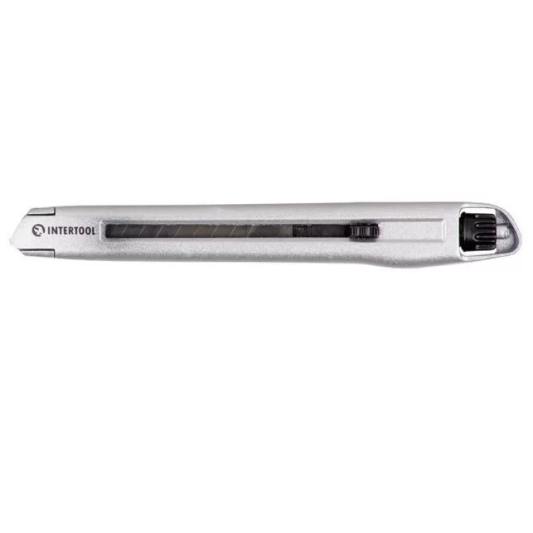 Нож металлический усиленный, 9 мм INTERTOOL HT-0509 цена 65грн - фотография 2