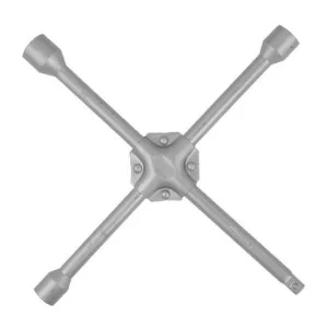 Ключ баллонный крестовой укрепленный 14 x 355 мм, D=16 мм, 17; 19; 1/2; 22 мм INTERTOOL HT-1602
