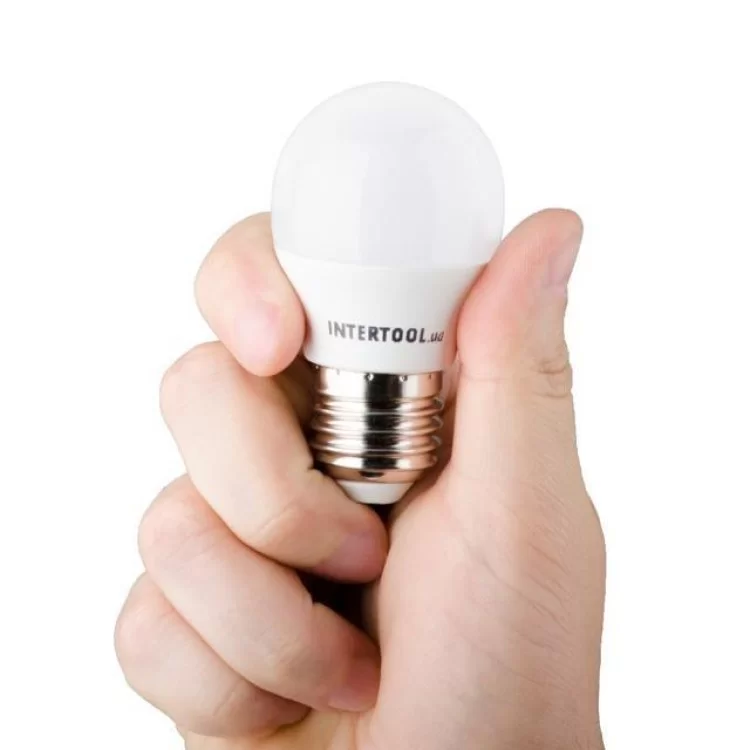 продаем Светодиодная лампа LED 5Вт, E27, 220В, INTERTOOL LL-0112 в Украине - фото 4