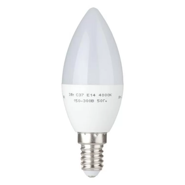 Світлодіодна лампа LED 3Вт, E14,220В, INTERTOOL LL-0151 ціна 39грн - фотографія 2