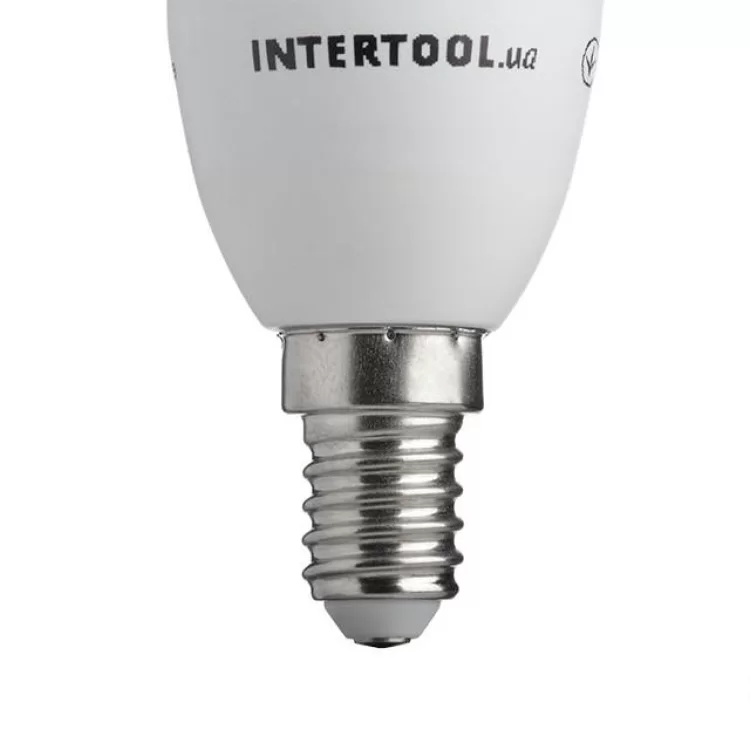 продаем Лампа светодиодная LED C37, E14, 5Вт, 150-300В, 4000K, 30000ч, гарантия 3года. (Свеча) INTERTOOL LL-0152 в Украине - фото 4