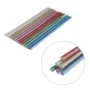 Комплект кольорових перламутрових клейових стрижнів 7.4мм*200мм, 12шт INTERTOOL RT-1034
