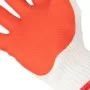 Перчатки рабочие стекольщика (каменщика) красные трикотажные с латексным покрытием  INTERTOOL SP-0004