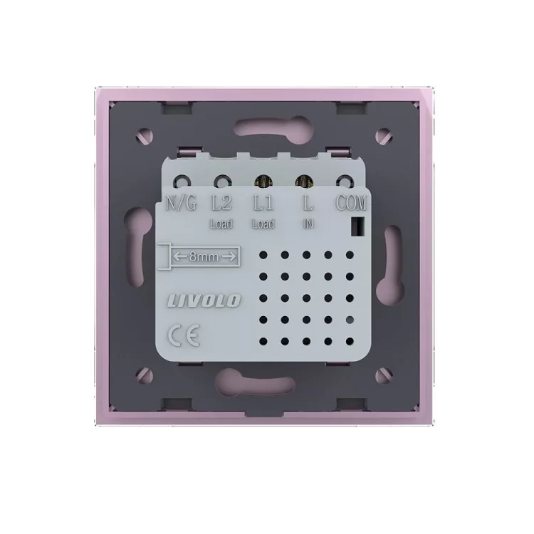 в продажу Сенсорний вимикач Livolo Sense рожевий (722000117) - фото 3