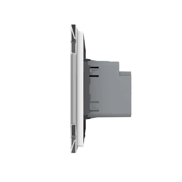Сенсорний вимикач Livolo Sense 2 канали білий (722000211) ціна 1 538грн - фотографія 2