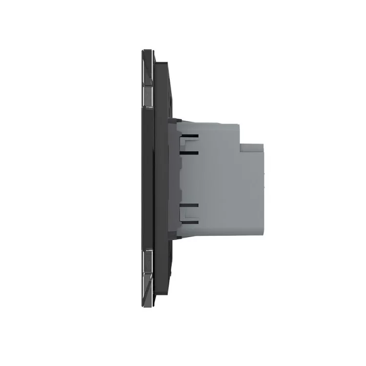 в продажу Сенсорний вимикач Livolo Sense 2 канали чорний (722000212) - фото 3