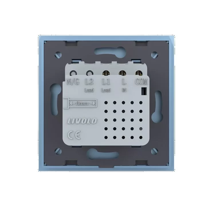 продаємо Сенсорний прохідний вимикач Livolo Sense блакитний (722000319) в Україні - фото 4