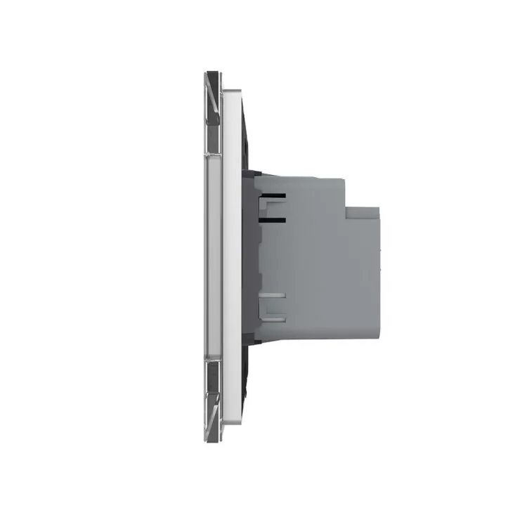 в продаже Сенсорный проходной маршевый перекрестный выключатель Livolo Sense 2 канала серый (722000415) - фото 3