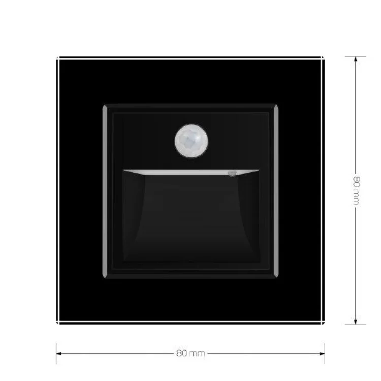 Светильник для лестниц подсветка пола с датчиком движения черный стекло Livolo (722800512) инструкция - картинка 6