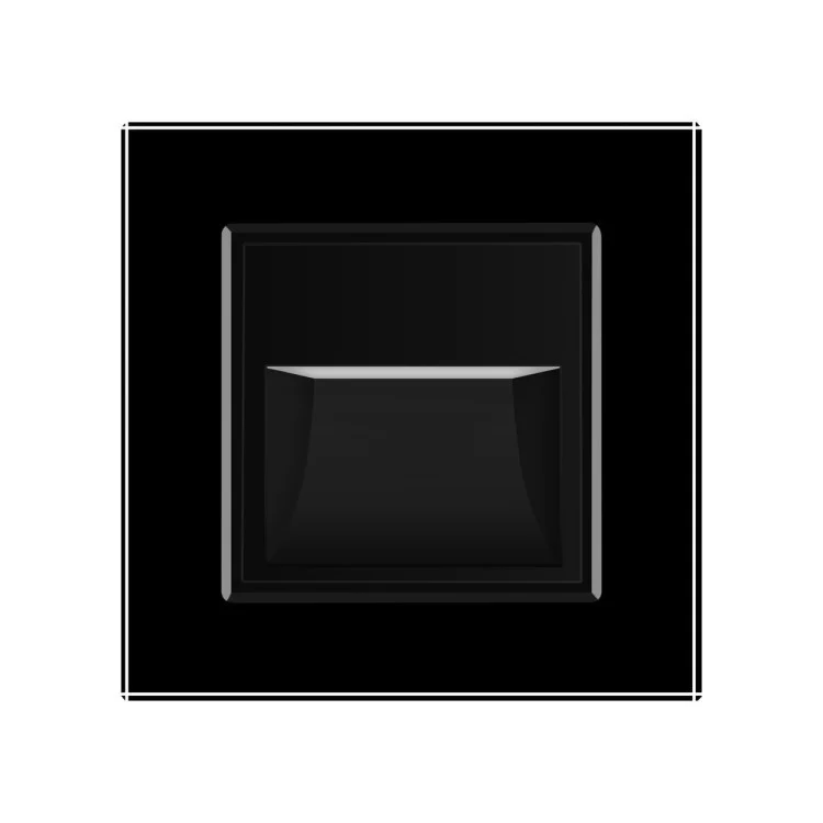 Светильник для лестниц подсветка пола черный стекло Livolo (722800612) цена 1 115грн - фотография 2