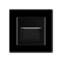 Светильник для лестниц подсветка пола черный стекло Livolo (722800612)