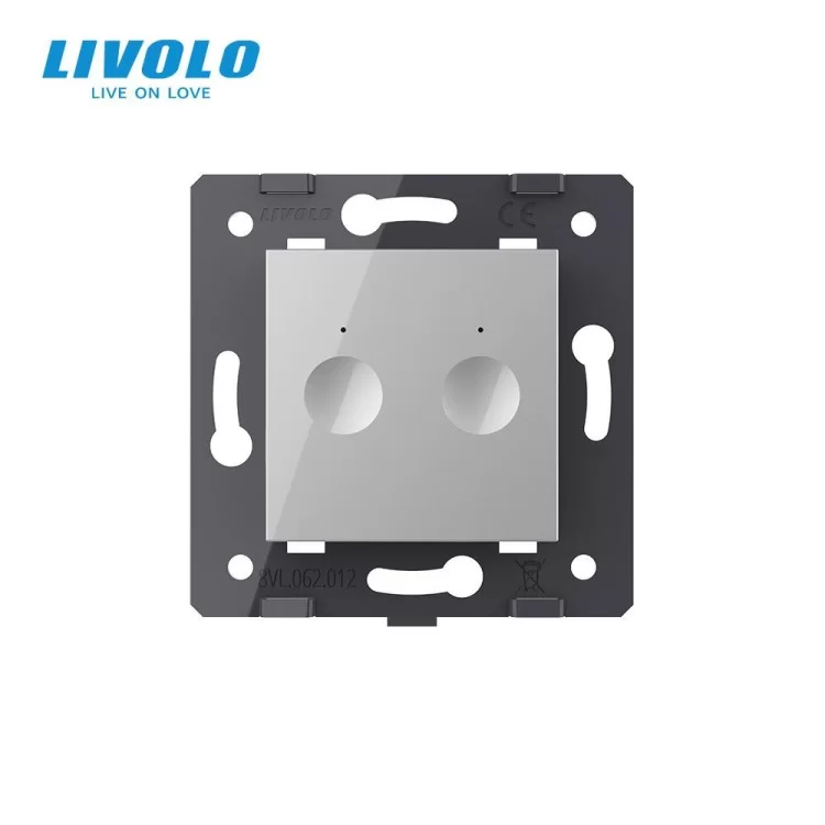 Механизм сенсорный выключатель Livolo Sense 2 канала серый (782000215) цена 1 168грн - фотография 2