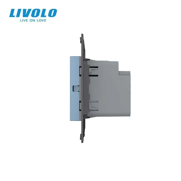 в продаже Механизм сенсорный проходной выключатель Sense 1 сенсор голубой Livolo (782000319) - фото 3