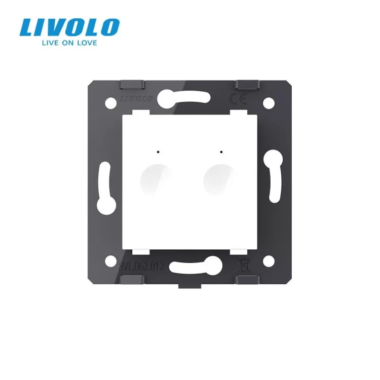 Механізм сенсорний прохідний вимикач Livolo Sense 2 канали білий (782000411) ціна 1 576грн - фотографія 2