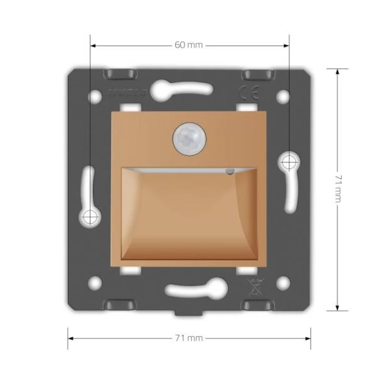 Механізм світильник для сходів, підсвічування підлоги з датчиком руху Livolo, 782800513 інструкція - картинка 6