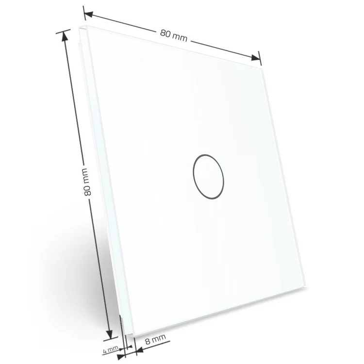 в продаже Сенсорная панель выключателя Livolo (1) белый стекло (VL-C7-C1-11) - фото 3
