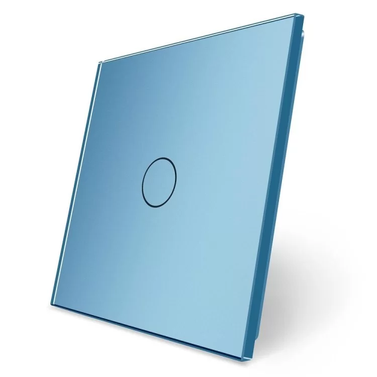 Сенсорная панель выключателя Livolo (1) голубой стекло (VL-C7-C1-19)