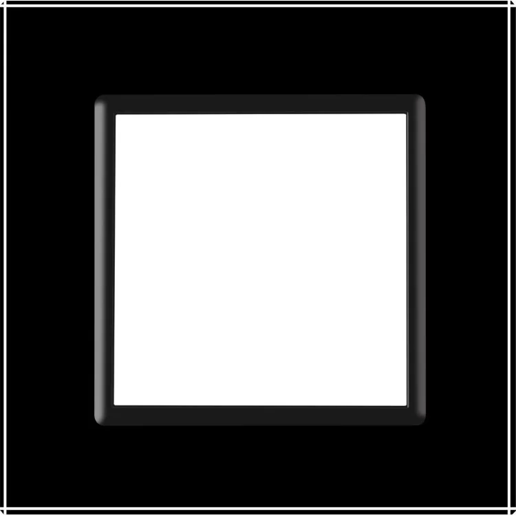 Рамка для Терморегулятор сенсорный DEVI Devireg Touch цвет черный стекло (C3-SR-12) цена 216грн - фотография 2