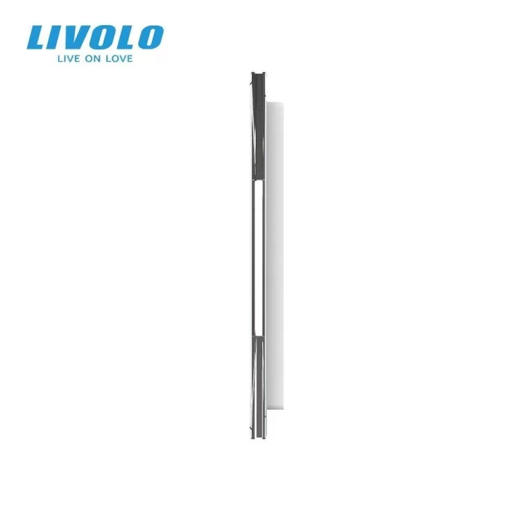 в продажу Сенсорна панель для вимикача Х сенсорів (Х-Х-Х-Х) білий скло Livolo (C7-CХ/CХ/CХ/CХ-11) - фото 3