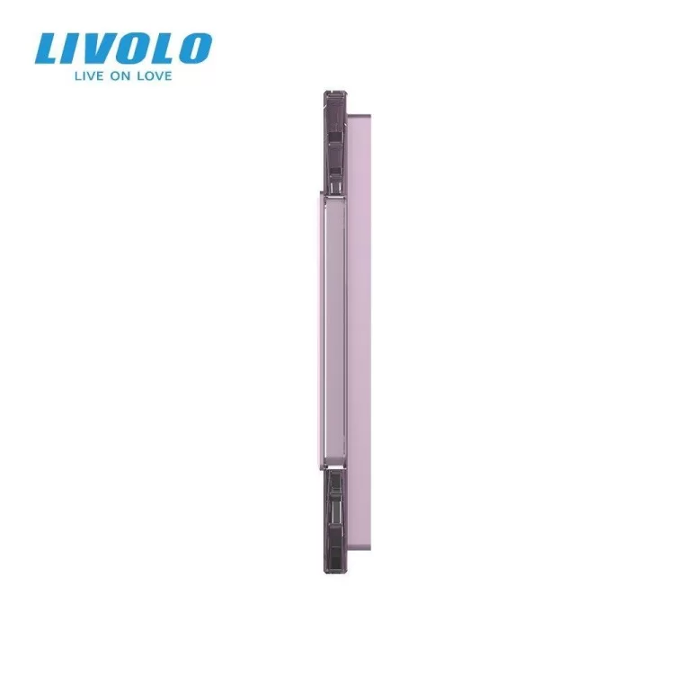 продаем Рамка розетки 5 мест розовый стекло Livolo (C7-SR/SR/SR/SR/SR-17) в Украине - фото 4