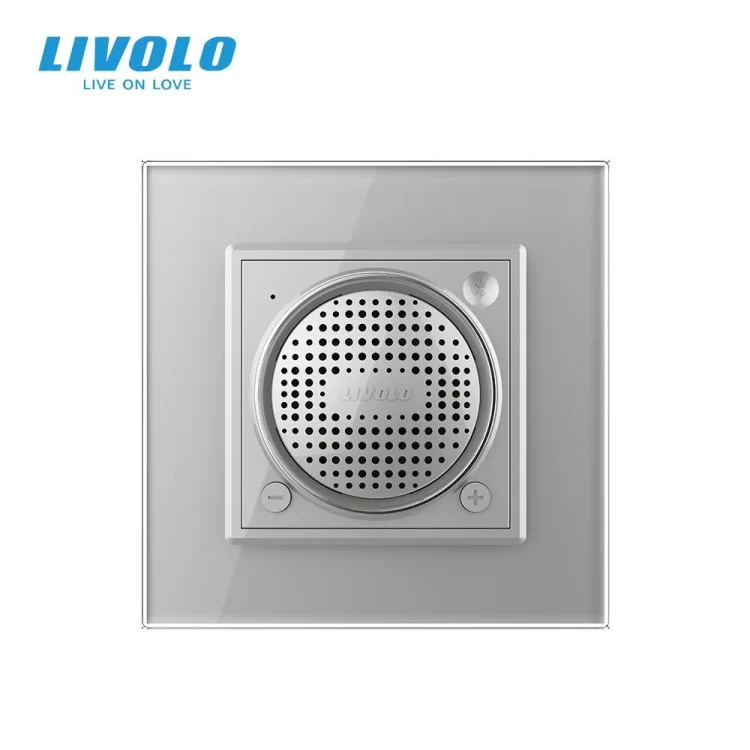 в продажу Bluetooth 5.0 колонка сірий Livolo (VL-C7-FCF-2IP) - фото 3