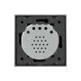 Сенсорний вимикач Livolo чорний скло (VL-C701-12)