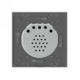 Сенсорна кнопка імпульсний вимикач мастер кнопка прохідний димер Livolo сірий скло (VL-C701H-15)