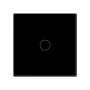 Сенсорна кнопка Livolo сухий контакт 1 канал чорний скло (VL-C701IH-12)