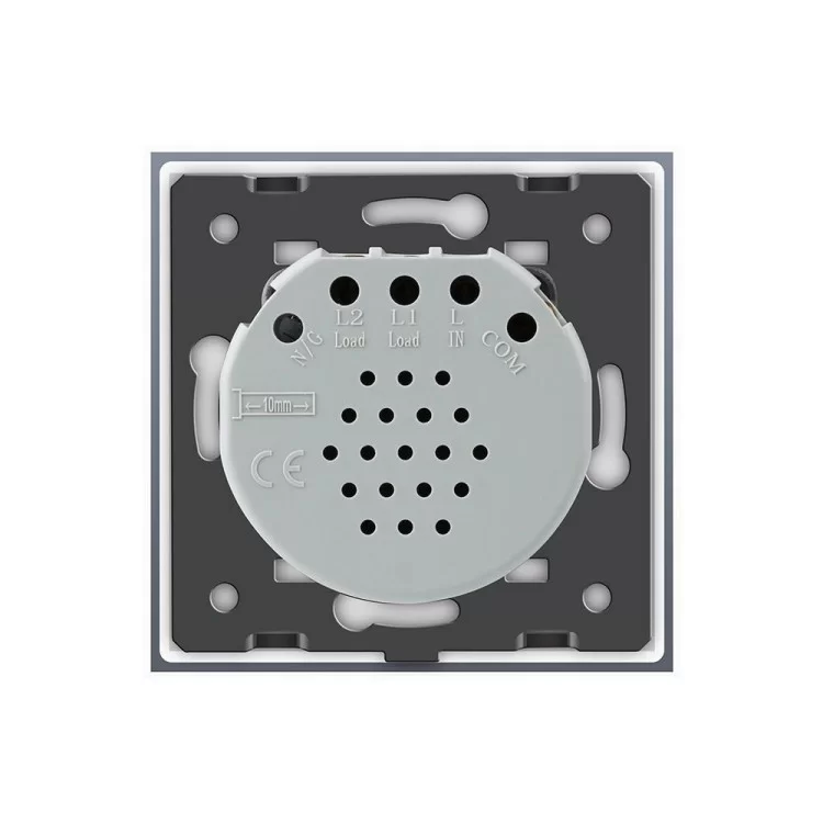 в продажу Безконтактний радіокерований вимикач Livolo чорний скло (VL-C701R-PRO-12) - фото 3