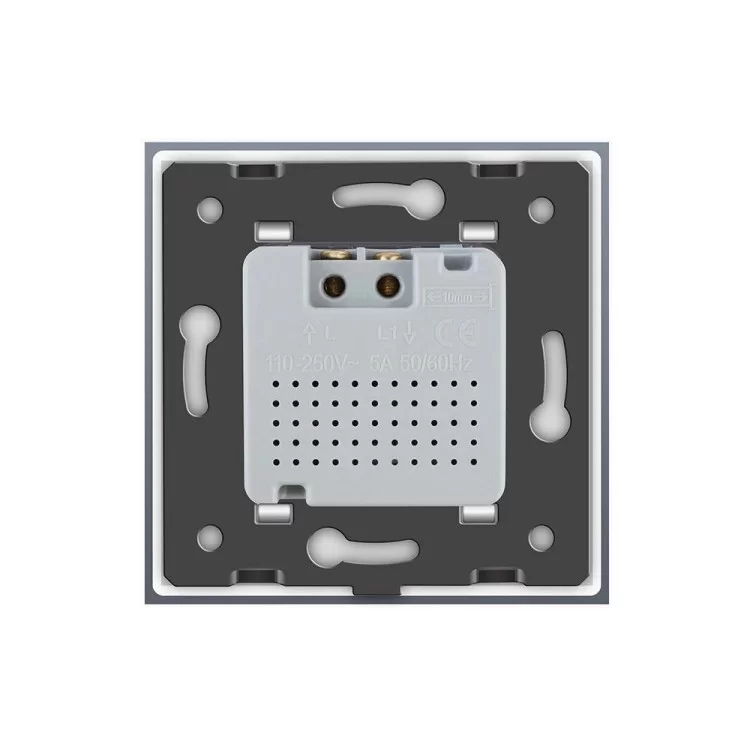 Сенсорный выключатель с датчиком движения Livolo серый стекло (VL-C701RG-15) цена 1 782грн - фотография 2
