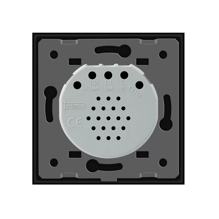 Сенсорный проходной маршевый перекрестный выключатель Livolo черный стекло (VL-C701S-12) отзывы - изображение 5