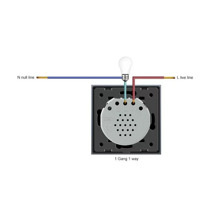 Сенсорний Wi-Fi вимикач Livolo ZigBee чорний (VL-C701Z-12) відгуки - зображення 5