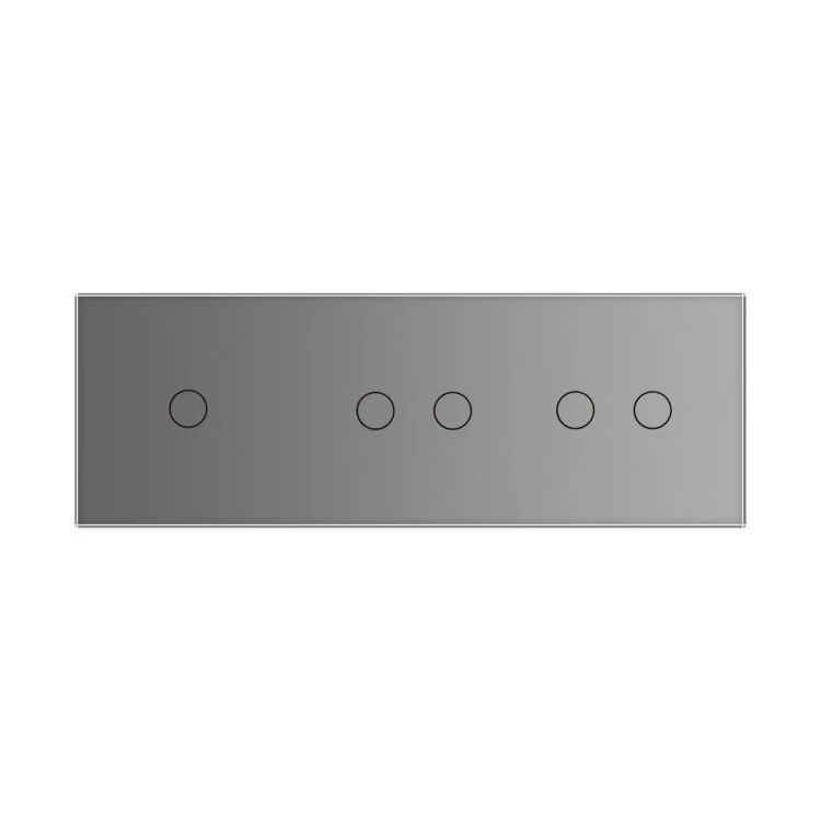 в продаже Сенсорный ZigBee выключатель 5 сенсоров (1-2-2) серый стекло Livolo (VL-C701Z/C702Z/C702Z-15) - фото 3