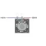 Сенсорный выключатель Livolo 2 канала серый стекло (VL-C702-15)