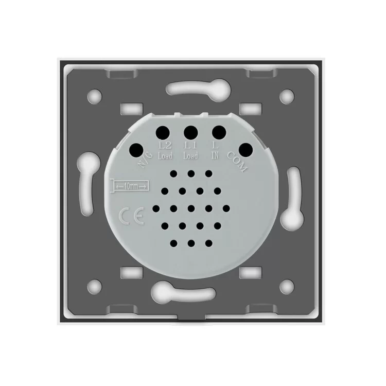 Сенсорная кнопка Сухой контакт 2 канала Livolo белый стекло (VL-C702IH-11) характеристики - фотография 7