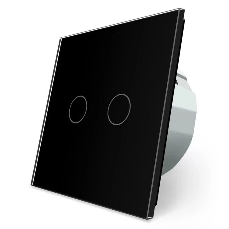 в продаже Сенсорная кнопка Сухой контакт 2 канала Livolo черный стекло (VL-C702IH-12) - фото 3