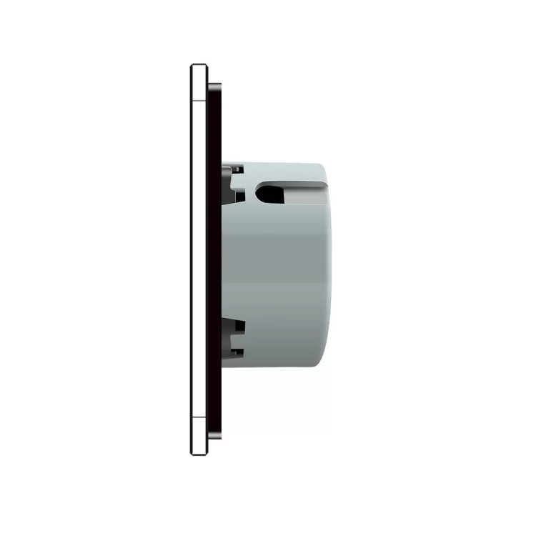 в продажу Сенсорний вимикач для ролет штор воріт жалюзі Livolo скло чорний (VL-C702W-12) - фото 3