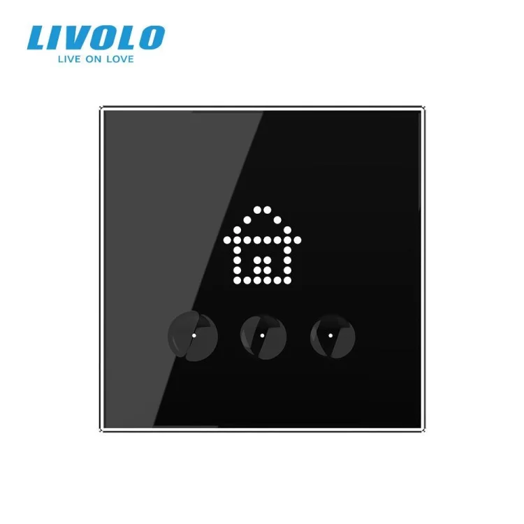 Вимикач сценаріїв чорний Livolo (VL-C703Z1-2BG) ціна 3 249грн - фотографія 2