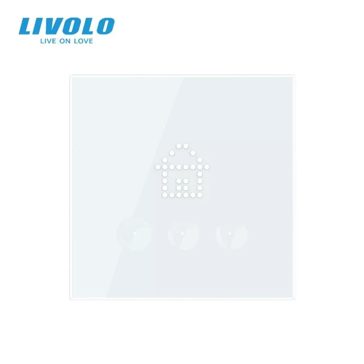 Выключатель сценариев белый Livolo (VL-C703Z1-2WG) цена 3 249грн - фотография 2