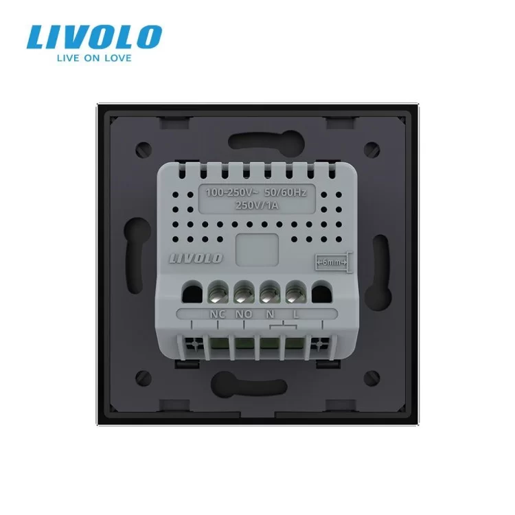 продаємо Електрична розетка з портом USB-C чорний Livolo (VL-C7CTF16A.UC18W-2BP) в Україні - фото 4